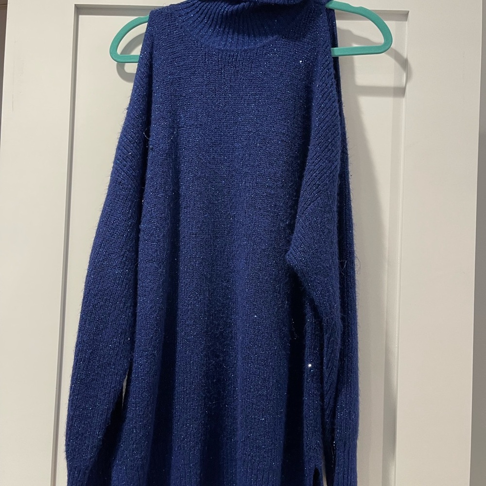 INC International Concepts Blue Sweater